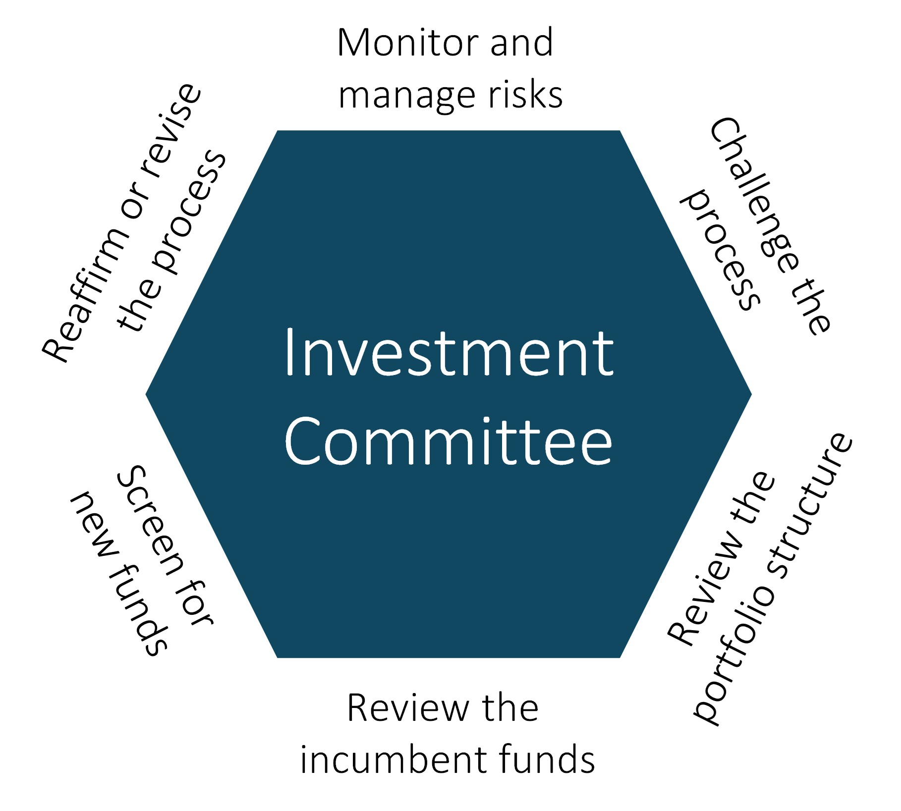 Figure 3: The Investment Committee provides ongoing governance of the process